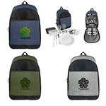 JH35014 Lakeside Picnic Set Cooler Backpack With Custom Imprint
